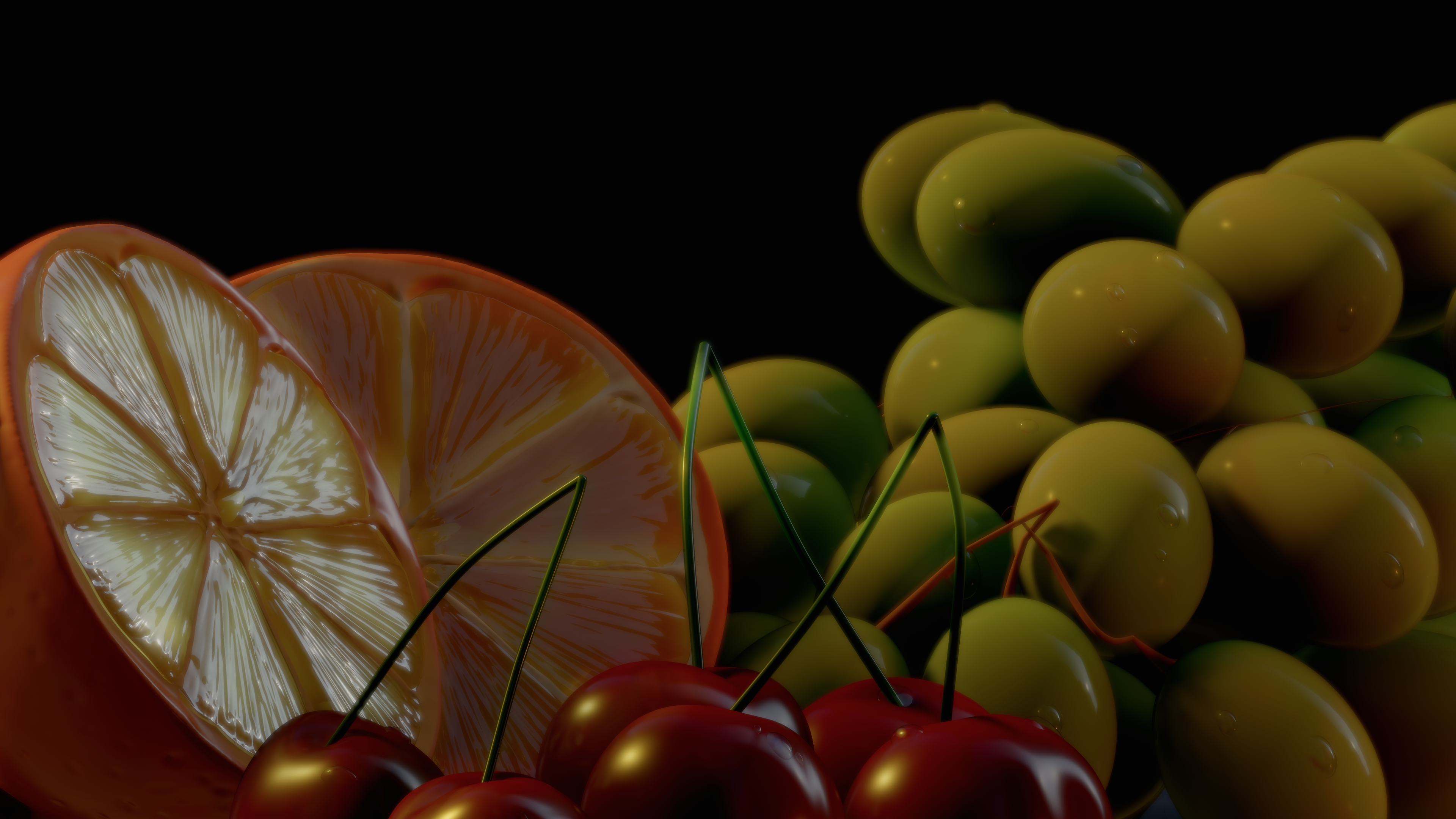 3D Rendered Fruits